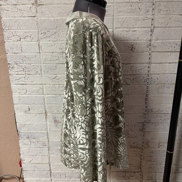 French Bazaar Iridescent Bo Ho BLouse XL - Picture 5 of 10